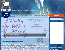 Tablet Screenshot of gasp-pgh.org